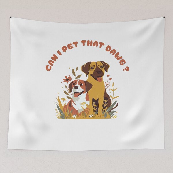Item preview, can i pet that dawg designed and sold by Teescount.