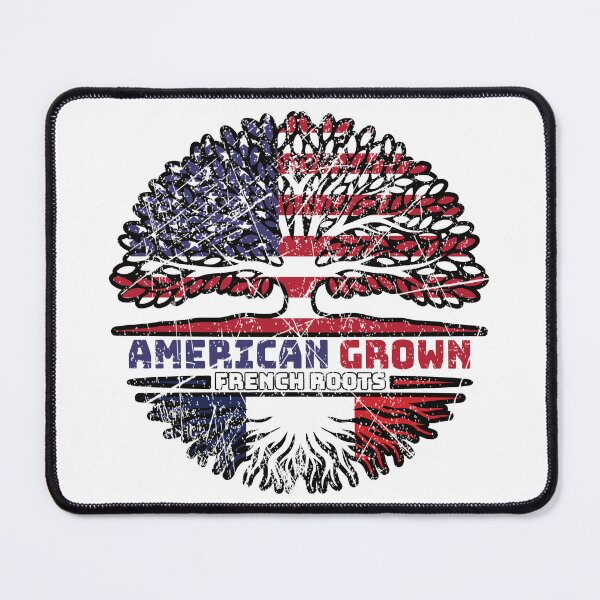 Item preview, France French US American USA United States Tree Roots Flag designed and sold by FlagX.