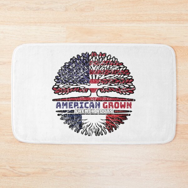 Item preview, France French US American USA United States Tree Roots Flag designed and sold by FlagX.
