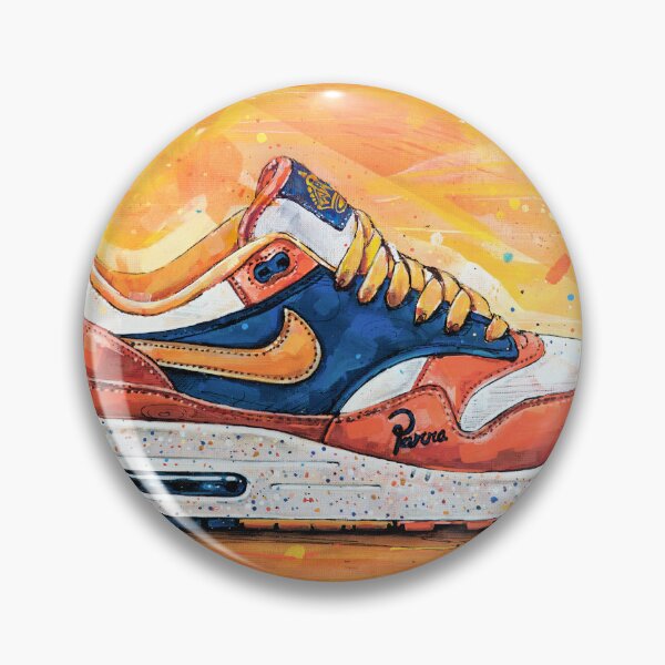 Item preview, AirMax1 Parra AlbertHeijn sneaker painting designed and sold by GalleryKauffeld.