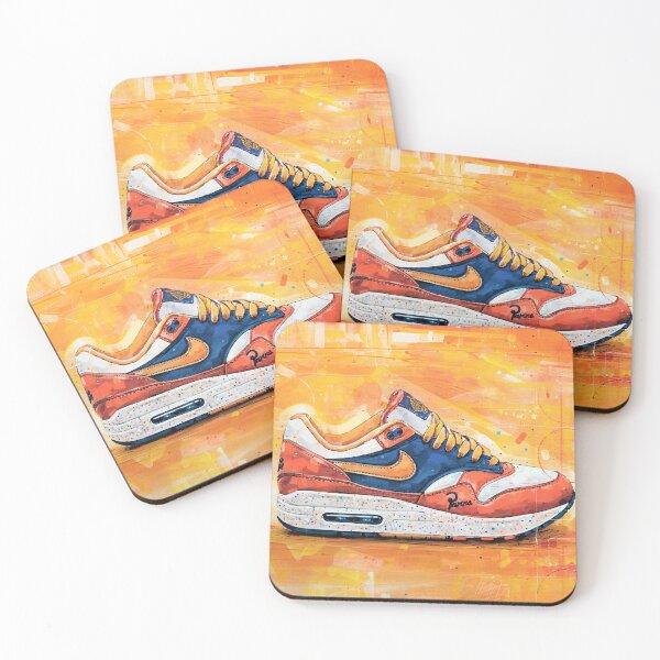 Item preview, AirMax1 Parra AlbertHeijn sneaker painting designed and sold by GalleryKauffeld.
