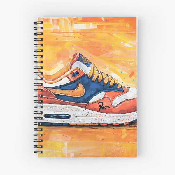 Item preview, AirMax1 Parra AlbertHeijn sneaker painting designed and sold by GalleryKauffeld.