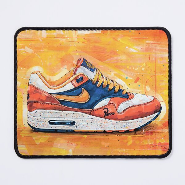 Item preview, AirMax1 Parra AlbertHeijn sneaker painting designed and sold by GalleryKauffeld.