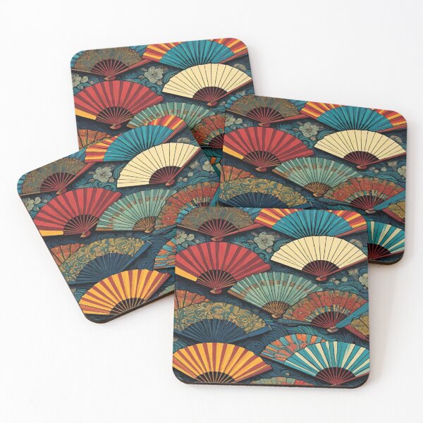 Item preview, Folding fans pattern. designed and sold by Giulivo Store Graphic.