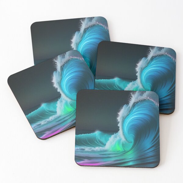 Item preview, Tshirt Neon Wave Ocean designed and sold by Sidney Graf.