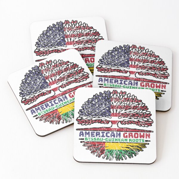 Item preview, Guinea-Bissau Bissau-Guinean American USA Tree Roots Flag designed and sold by FlagX.