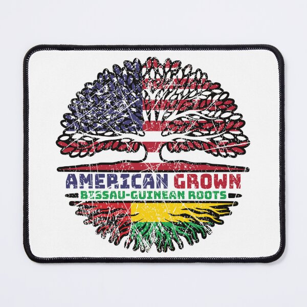 Item preview, Guinea-Bissau Bissau-Guinean American USA Tree Roots Flag designed and sold by FlagX.