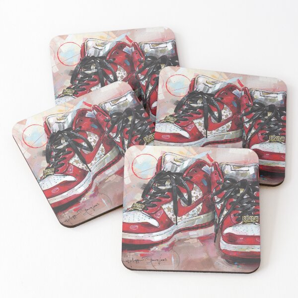 Item preview, Nike Dunk high SB stars painting designed and sold by GalleryKauffeld.
