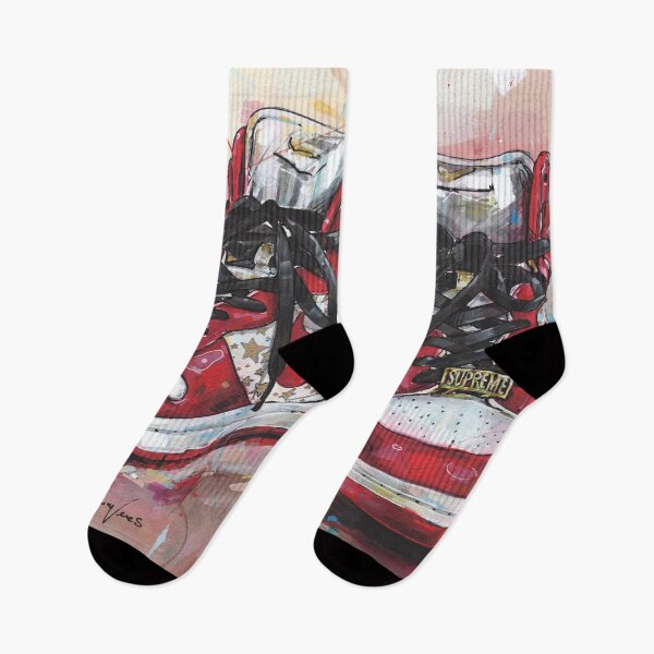 Item preview, Nike Dunk high SB stars painting designed and sold by GalleryKauffeld.