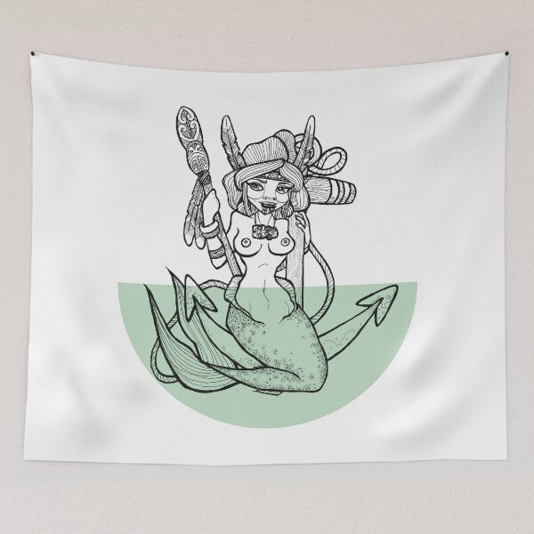 Item preview, Maori mermaid designed and sold by Eve-Design-Be.