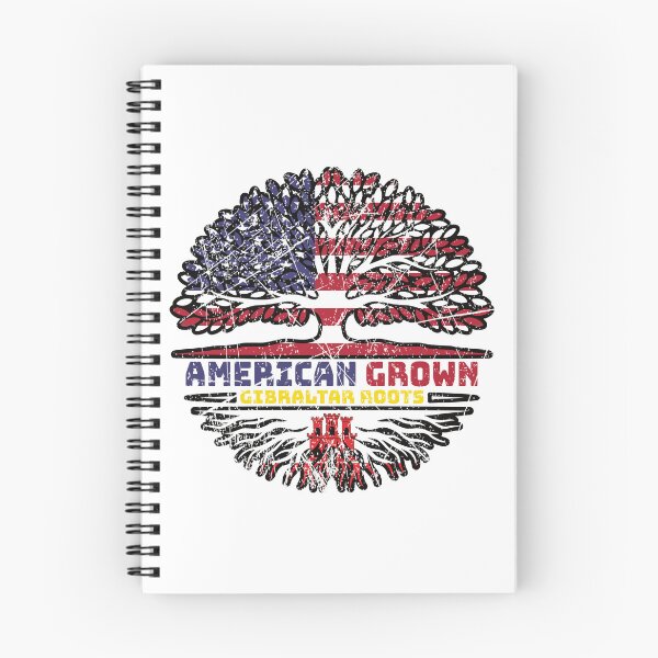 Item preview, Gibraltar Gibraltarian US American USA United States Tree Roots Flag designed and sold by FlagX.