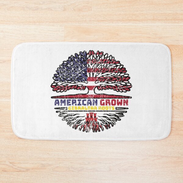 Item preview, Gibraltar Gibraltarian US American USA United States Tree Roots Flag designed and sold by FlagX.