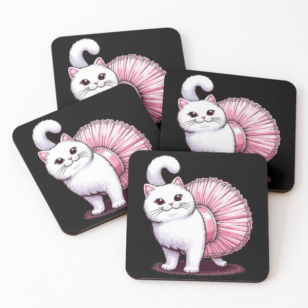 Item preview, Cute Cat in Tutu Ballet Dancing Funny Ballet designed and sold by KsuAnn.