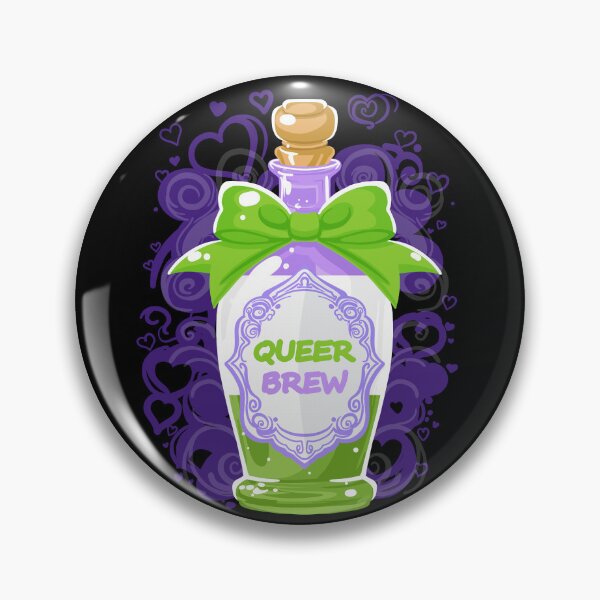 Item preview, Genderqueer Brew - LGBTQIA Potion Bottle designed and sold by Geobat.