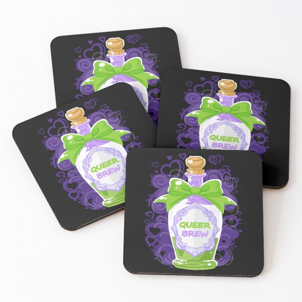 Item preview, Genderqueer Brew - LGBTQIA Potion Bottle designed and sold by Geobat.