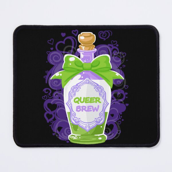 Item preview, Genderqueer Brew - LGBTQIA Potion Bottle designed and sold by Geobat.