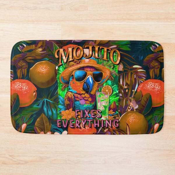 Item preview, Mojito Fixes Everything Tropical Parrot Cocktail designed and sold by MindWave THC.