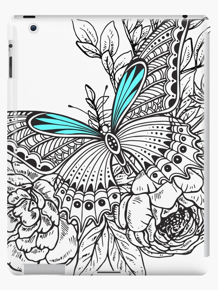 Beautiful Butterfly with Electric Blue Accent to the Wings iPad Case &  Skin for Sale by PaulC71