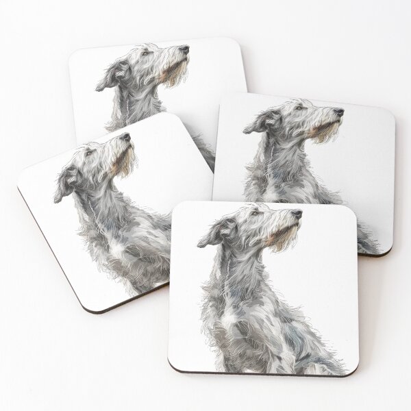 Item preview, Deerhound drawing designed and sold by aghnadarragh.