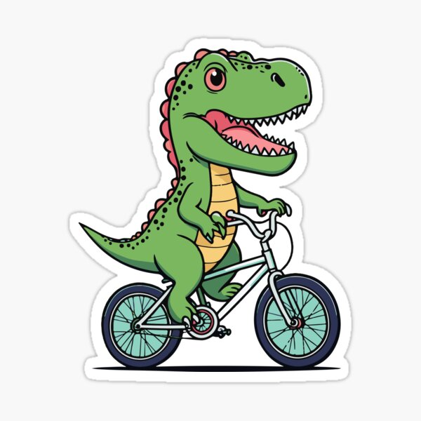 Item preview, T Rex Dinosaur Riding Bike designed and sold by Atlantico54.