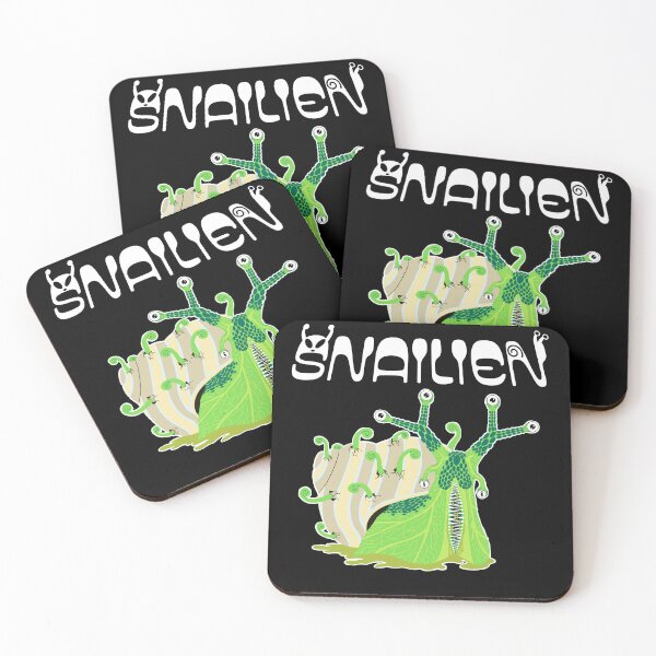 Item preview, Verdant Blossoming Snailian (black background) designed and sold by Snailians.