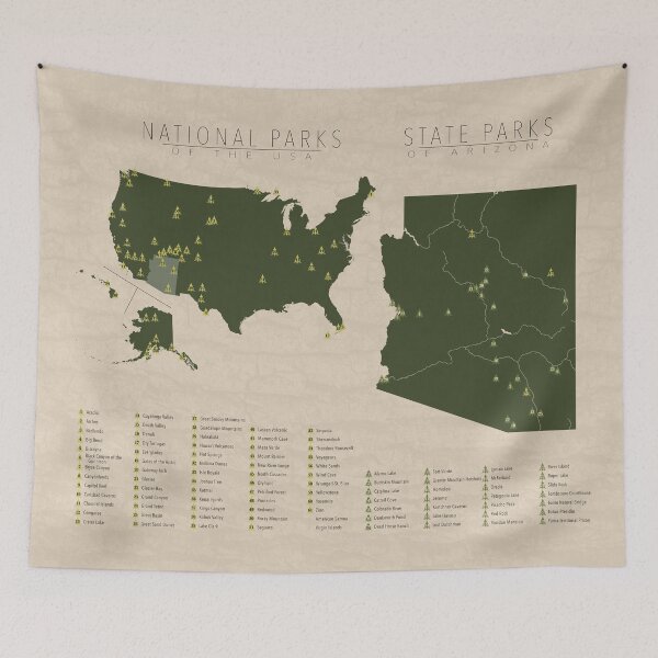 Item preview, US National Parks - Arizona designed and sold by FinlayMcNevin.