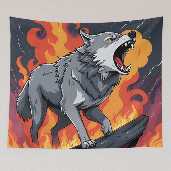 Item preview, Gray Wolf Howling designed and sold by WildlifeInc.