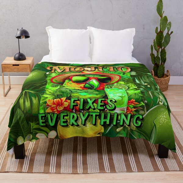 Item preview, Mojito Fixes Everything Tropical Parrot Cocktail designed and sold by MindWave THC.