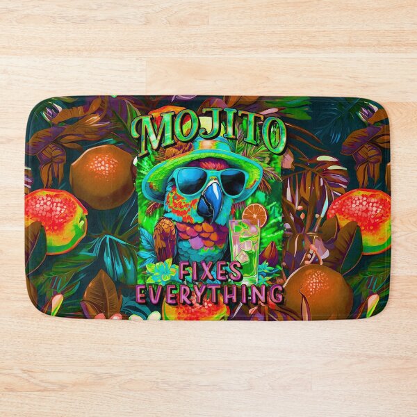 Item preview, Mojito Fixes Everything Tropical Parrot Cocktail designed and sold by MindWave THC.