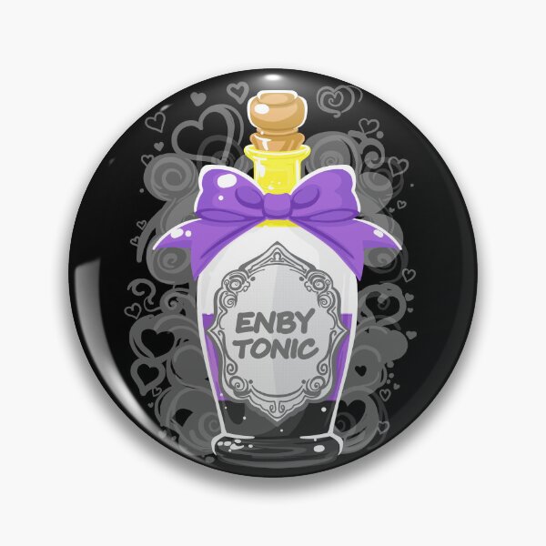 Item preview, Nonbinary Tonic - LGBTQIA Potion Bottle designed and sold by Geobat.