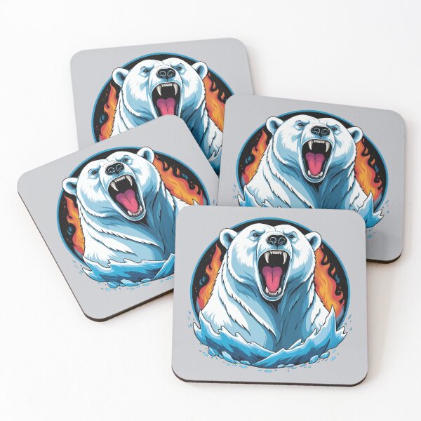 Item preview, Fierce Polar Bear designed and sold by WildlifeInc.