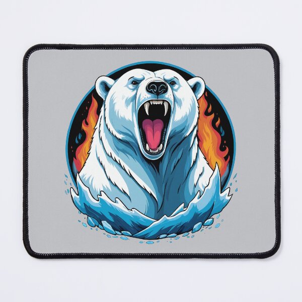 Item preview, Fierce Polar Bear designed and sold by WildlifeInc.