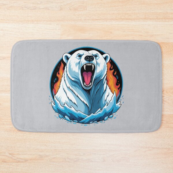 Item preview, Fierce Polar Bear designed and sold by WildlifeInc.