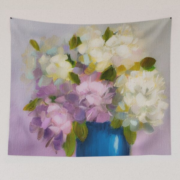 Item preview, White and lavender Hydrangeas designed and sold by Vickie Kiernan.