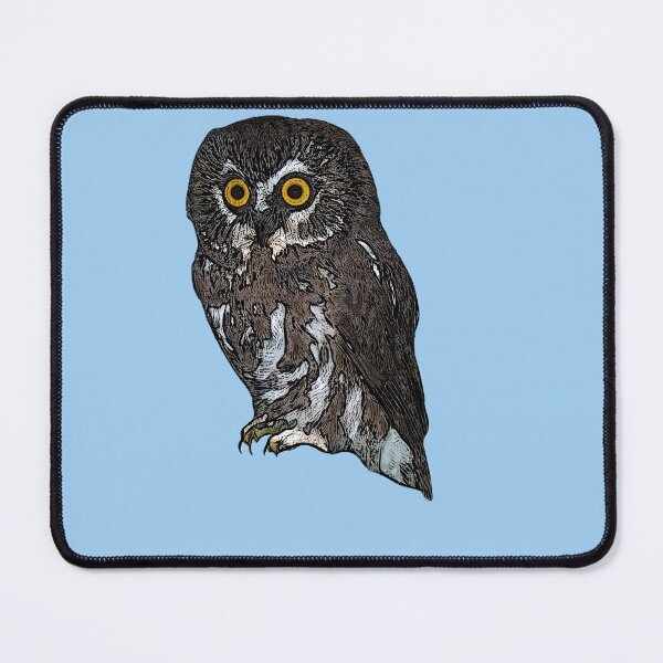 Item preview, Northern Saw-Whet Owl Black Alternate Design designed and sold by designsasstultd.