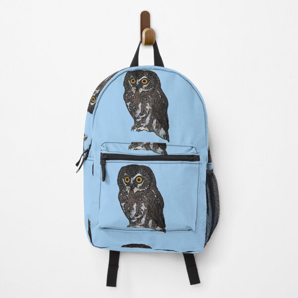 Item preview, Northern Saw-Whet Owl Black Alternate Design designed and sold by designsasstultd.