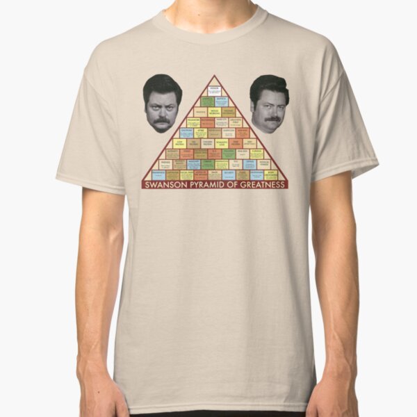 Swanson Pyramid of Greatness Classic T-Shirt