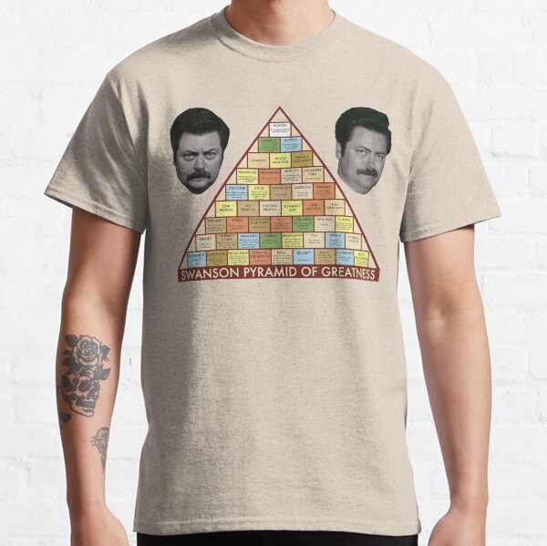 Swanson Pyramid of Greatness Classic T-Shirt