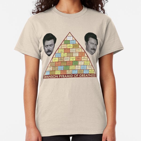 Swanson Pyramid of Greatness Classic T-Shirt