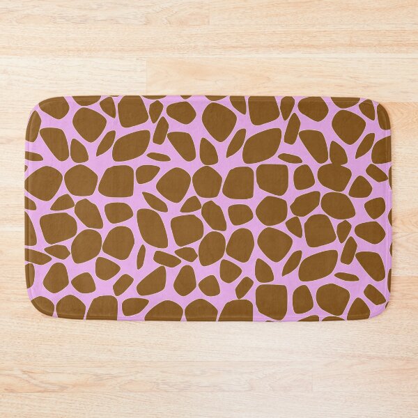 Item preview, Spotted Pink Perfection: Brown Giraffe Spots on Pink designed and sold by IraNiva.