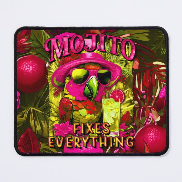 Item preview, Mojito Fixes Everything Tropical Parrot Cocktail designed and sold by MindWave THC.