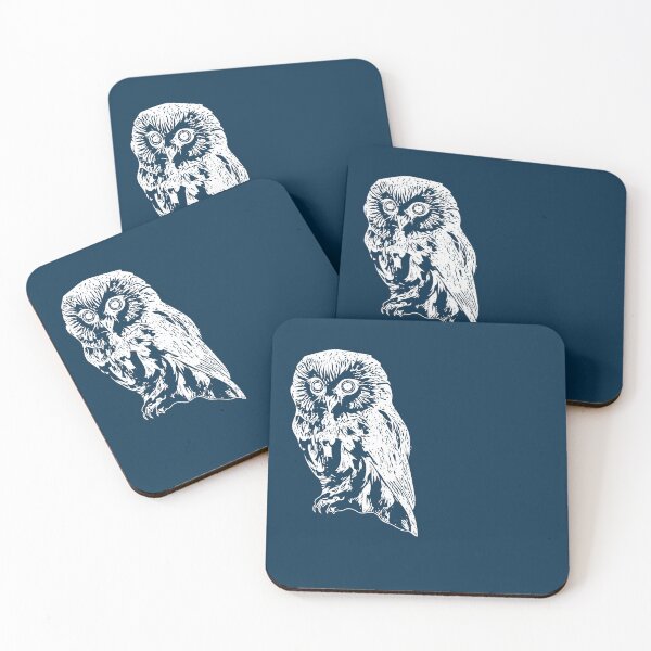 Item preview, Northern Saw-Whet Owl White Design  designed and sold by designsasstultd.
