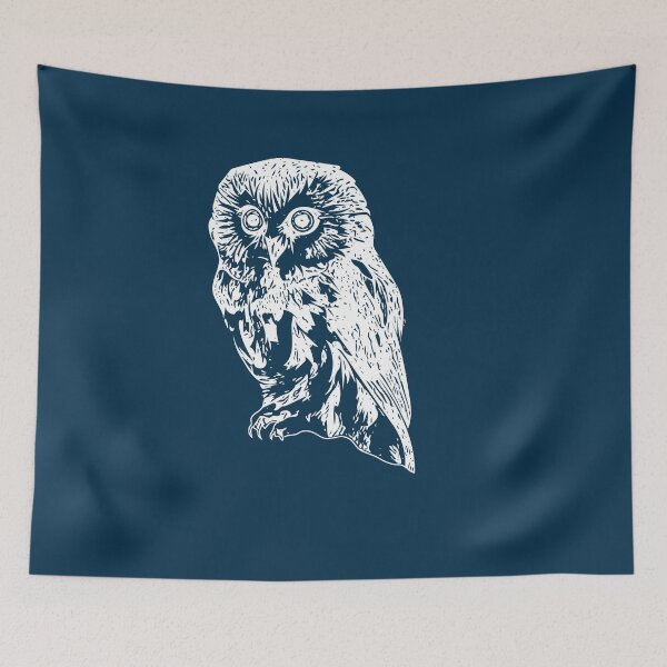 Item preview, Northern Saw-Whet Owl White Design  designed and sold by designsasstultd.