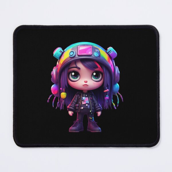 Item preview, Cute Cyberpunk Girl, Unique 3d Character designed and sold by Burn-Ego.