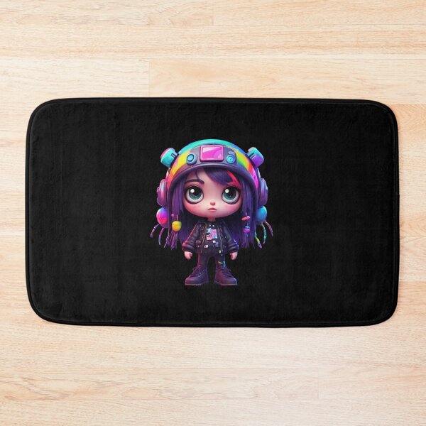 Item preview, Cute Cyberpunk Girl, Unique 3d Character designed and sold by Burn-Ego.