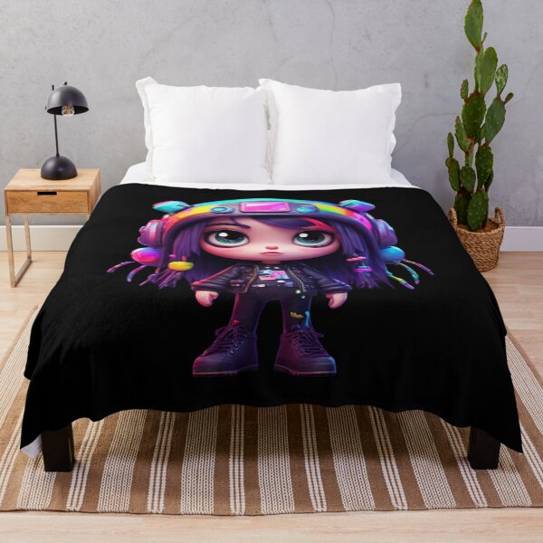 Item preview, Cute Cyberpunk Girl, Unique 3d Character designed and sold by Burn-Ego.