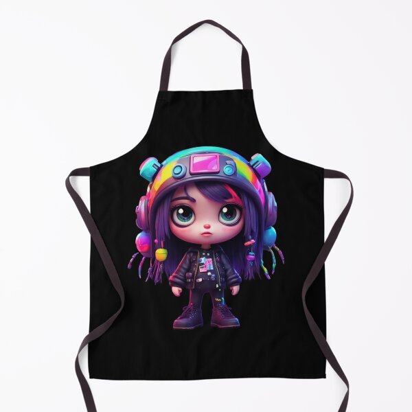 Item preview, Cute Cyberpunk Girl, Unique 3d Character designed and sold by Burn-Ego.