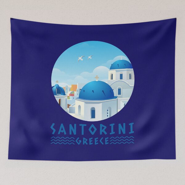 Aperçu de l'œuvre Santorini Island, Greece créée et vendue par TazDez.