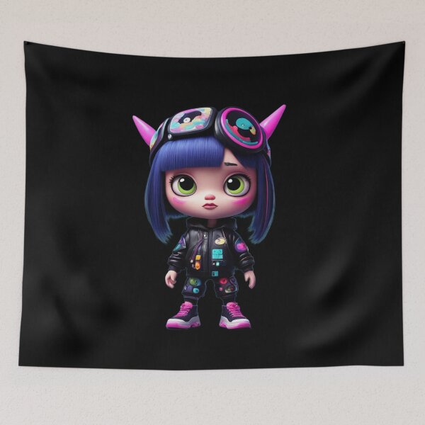 Item preview, Kawaii Cyberpunk Girl, Unique 3d Character designed and sold by Burn-Ego.