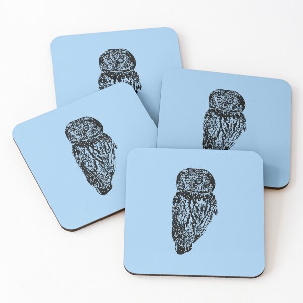 Item preview,  Boreal Owl Black Design  designed and sold by designsasstultd.